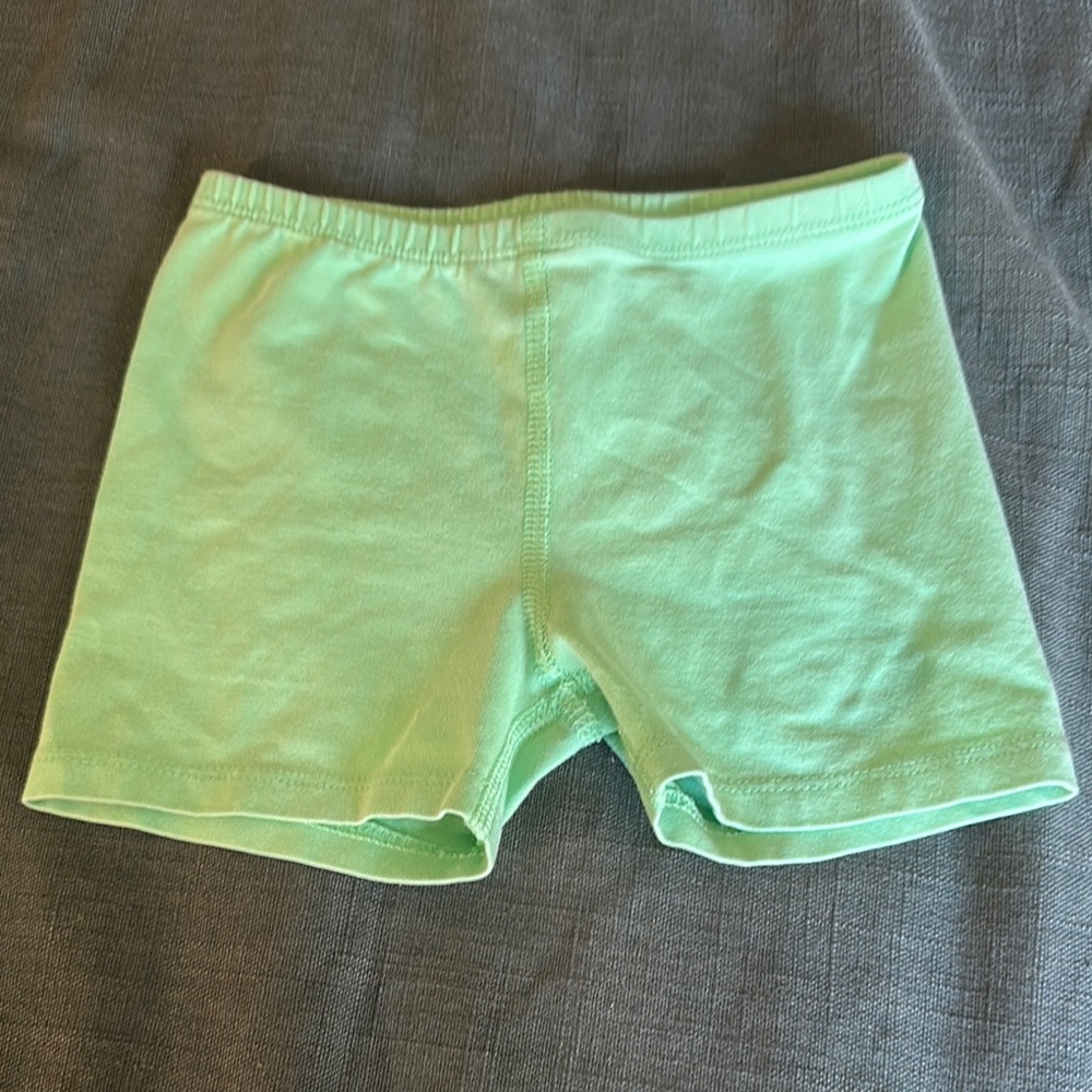 Primary Mint Green Girls Under Shorts